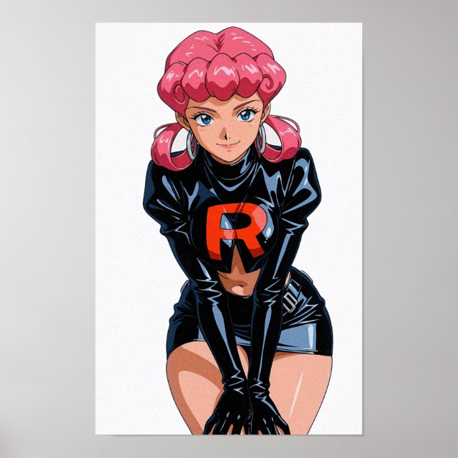 Affiche Nurse joy team rocket (Devant)