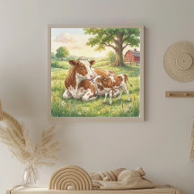 Nurserie Vache Maman et Veau