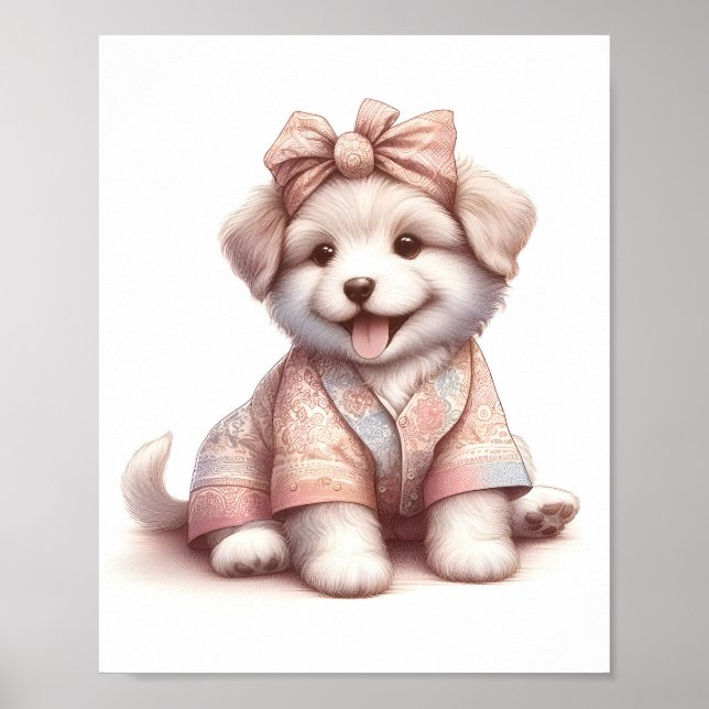 Affiche Nursery Art Nusantara / Patrimoine Bébé Animaux (Devant)