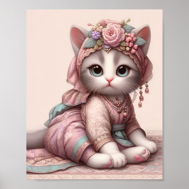 Affiche Nursery Art Nusantara / Patrimoine Bébé Animaux (Devant)