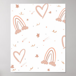 Affiche Nursery Photo Baby Girl