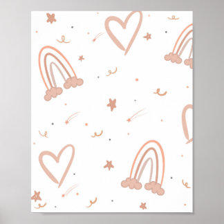 Affiche Nursery Photo Baby Girl
