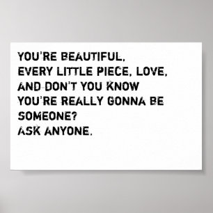 Affiche Nursey Decor, Playroom Decor, citations inspirante