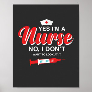 Affiche Nursing Life I Am A Nurse