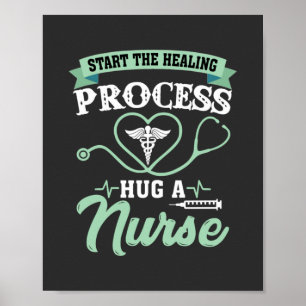 Affiche Nursing Life   Process Hug A Nurse