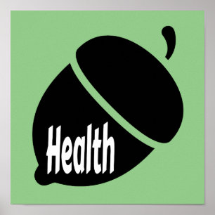 Affiche Nut santé Vie saine pour la vie