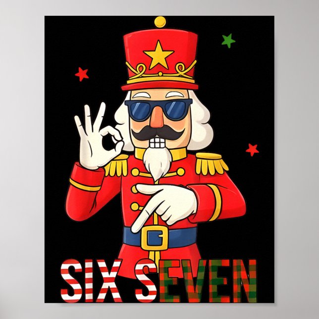 Affiche Nutcracker 67 Six Seven Christmas Meme Humor Men W (Devant)