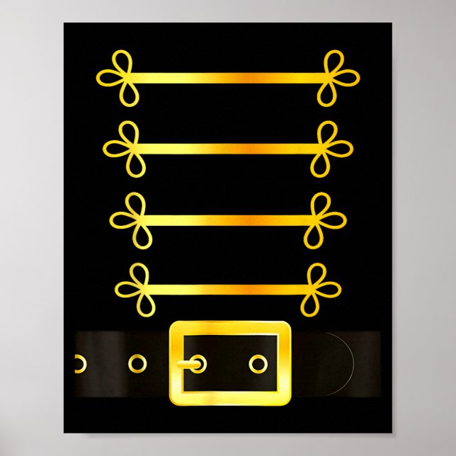 Affiche Nutcracker Character Soldier Costume Uniform Funny (Devant)