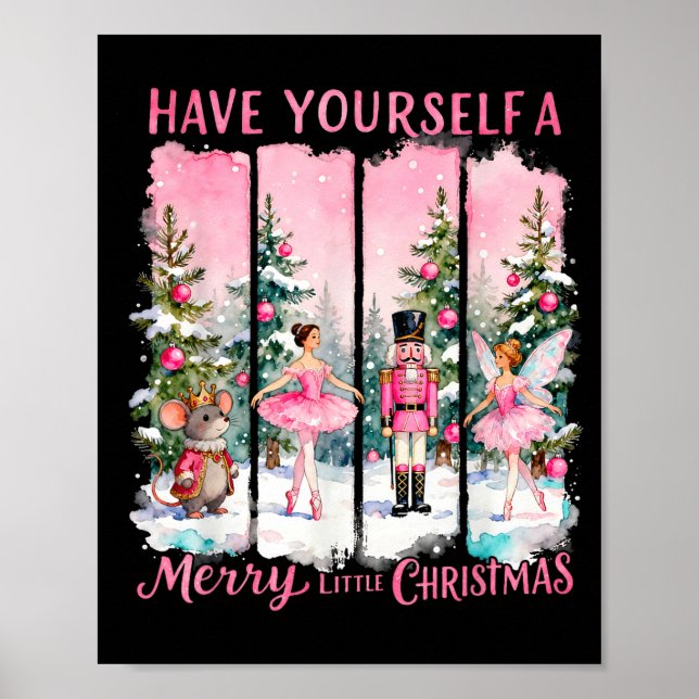 Affiche Nutcracker Friends Snow Globe Nk Coquette Bow Chri (Devant)