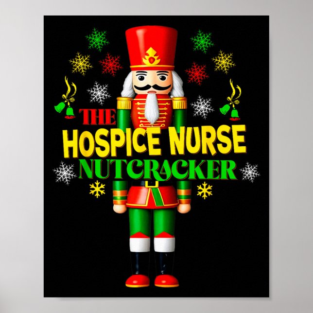 Affiche Nutcracker Hosce Nurse Festive Christmas Holiday S (Devant)