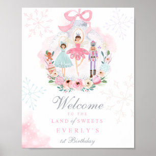 Affiche Nutcracker Land Of Sweet Anniversaire Bienvenue
