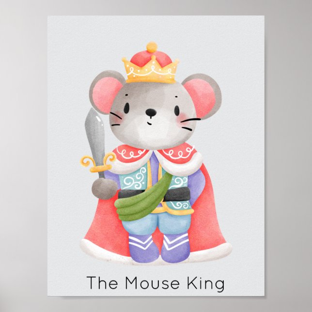 Affiche Nutcracker Souris King Pastel Noël (Devant)