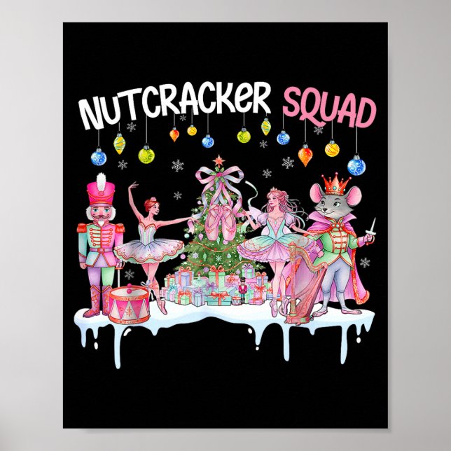 Affiche Nutcracker Squad Christmas Nk Ballet Sugar Plum Fa (Devant)