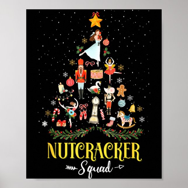 Affiche Nutcracker Squad In My Nutcracker Era Christmas Tr (Devant)