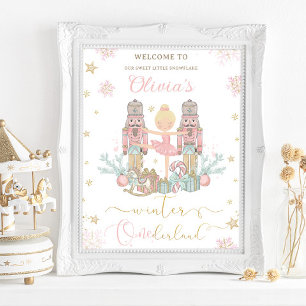 Affiche Nutcracker Winter Onederland 1er anniversaire