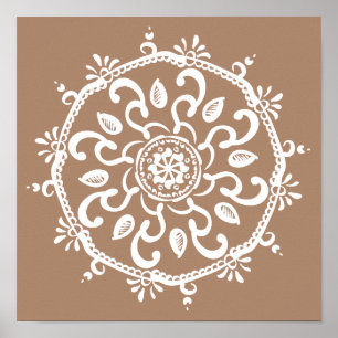 Affiche Nutmeg Mandala