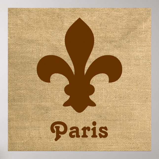 Affiche Nutmeg Parisien Moods Fleur de Lys (Devant)