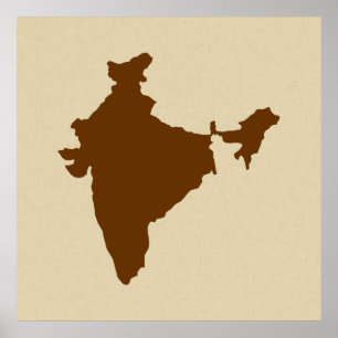 Affiche Nutmeg Spice Modes Inde