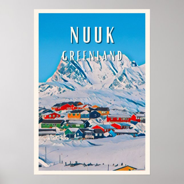 Affiche Nuuk, la ville entière aux épouses stouflants (Devant)