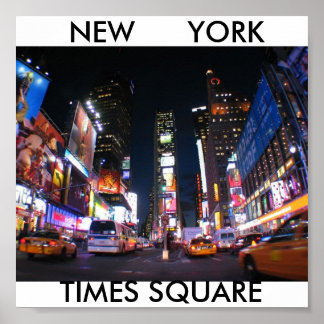 Affiche NYC_Times_Carré, CARRÉ TIMES, NEW YORK