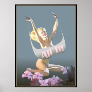 Affiche nymph2 basé sur le pastel par le comte Moran