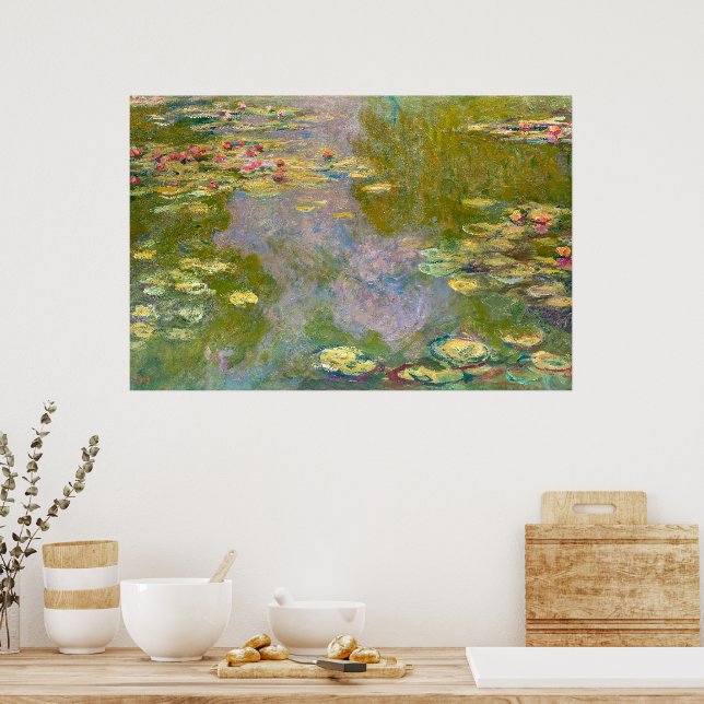 Affiche Nymphéas | Claude Monet | (Cuisine)