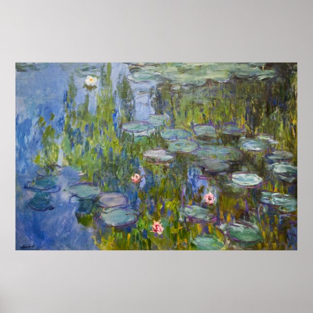 Affiche Nymphéas de Claude Monet (1915)  (Devant)