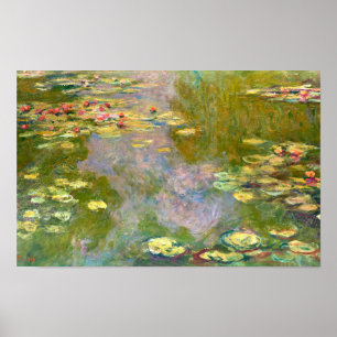 Affiche Nymphéas par Claude Monet 1919