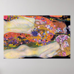 Affiche Nymphes d'eau 2 Gustav Klimt