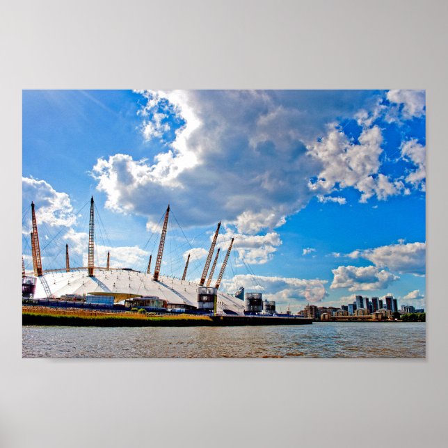 Affiche O2 Arena River Thames Londres UK (Devant)