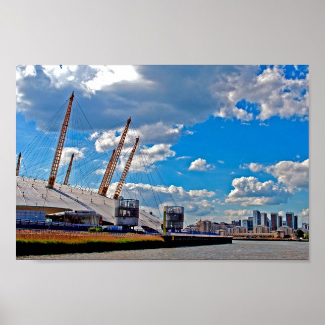 Affiche O2 Arena River Thames Londres UK (Devant)