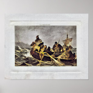 Affiche O A Wergeland, Vikings, Leif Ericson