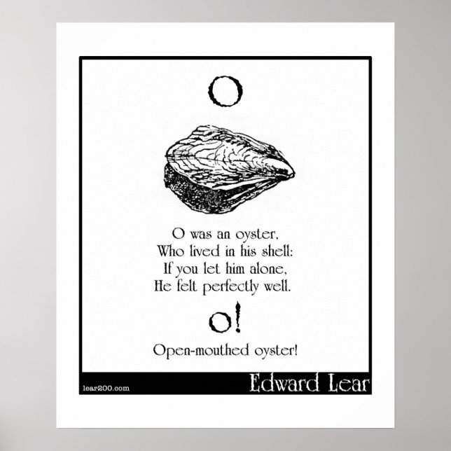 Affiche O était une huître (Devant)