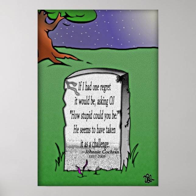 Affiche O.J. Accepte L'Affiche Du Défi (Devant)