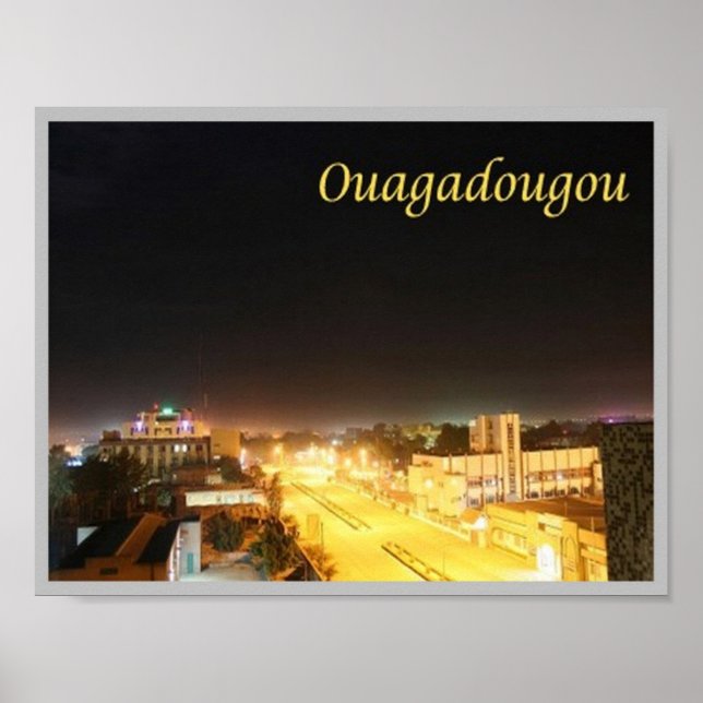 Affiche Oagadougou - (Devant)