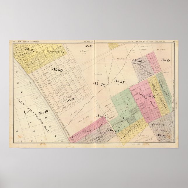 Affiche Oakland, environs 14 (Devant)