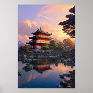 Affiche Oasis de calme au bord de la rivière