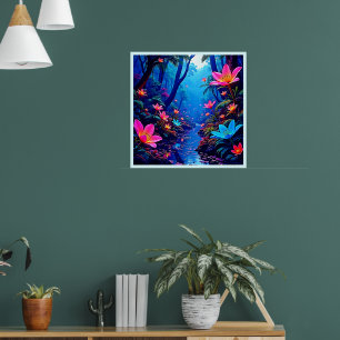 Affiche Oasis de la jungle éthérée