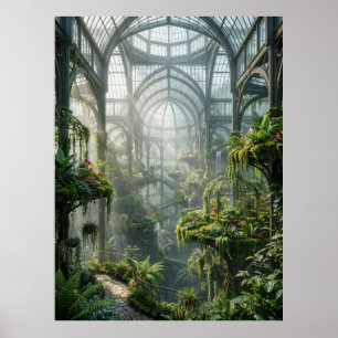 Affiche Oasis du Jardin de Verre Enchanté