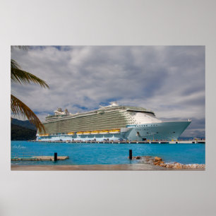Affiche Oasis royale des Caraïbes de la mer à Labadee, Haï