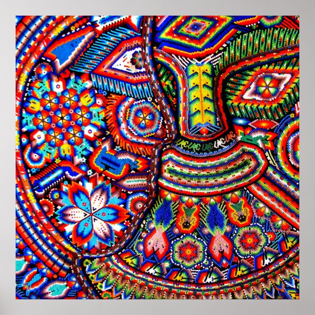 Affiche Oaxaca Mexico Mexican Mayan Tribal Art boho Travel (Devant)