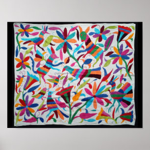 Affiche Oaxaca Mexique Boho ethnique hispanique maya