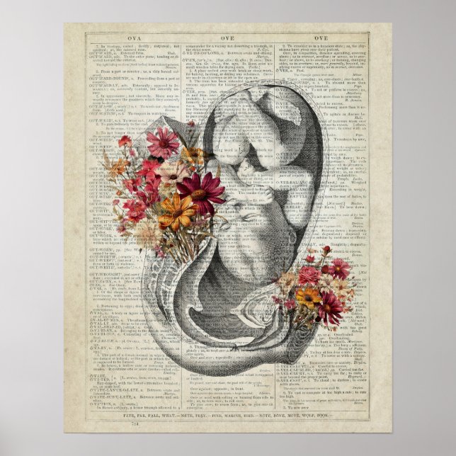 Affiche OB de grossesse/GYN Wall Art (Devant)
