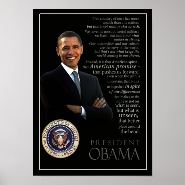 affiche Obama (Devant)