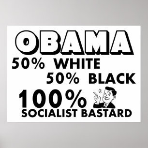 Affiche Obama : 100% socialiste !