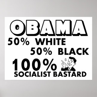 Affiche Obama : 100% socialiste !