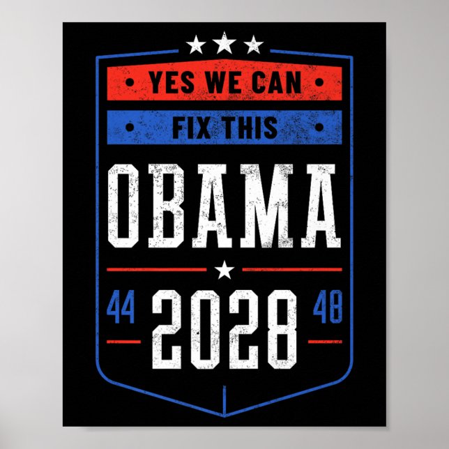 Affiche Obama 2028 44 48 Premium (Devant)