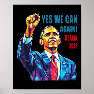 Affiche Obama 2028 Oui Nous pouvons à nouveau Obama 48ème 
