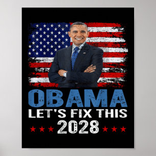 Affiche Obama 2028 Réparons ce 7