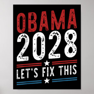 Affiche Obama 2028 Réparons cela